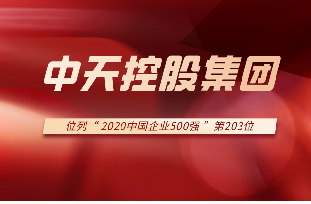 尊龙时凯集团列2020中国企业500强第203位！